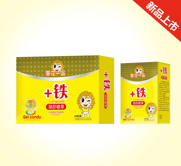 葵花一品+鐵凝膠糖果 60粒裝