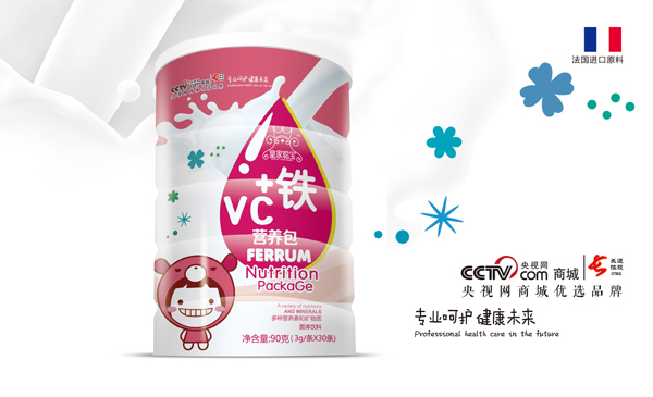 皇家聰寶VC+鐵營養包 圓罐裝