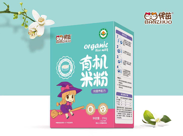 伴茁有機米粉-純營養配方盒裝