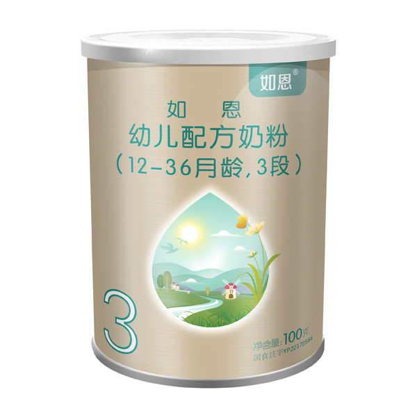 如恩幼兒配方奶粉(12-36月齡,3段)100g.jpg 如恩幼兒配方奶粉(12-36月齡,3段)100g.jpg