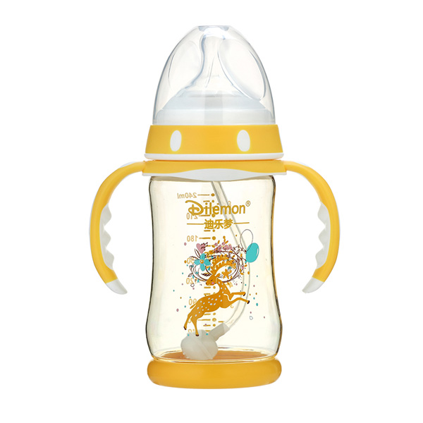 迪樂夢PPSU奶瓶240ml橙色