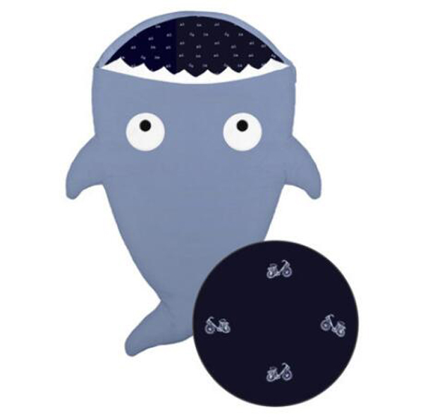 西班牙baby bites 鯊魚睡袋 石板藍.jpg 西班牙baby bites 鯊魚睡袋 石板藍.jpg