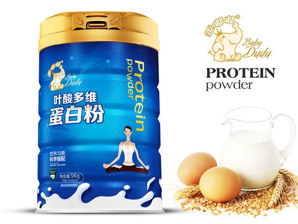 乖嘟嘟葉酸多維蛋白粉1kg鐵聽