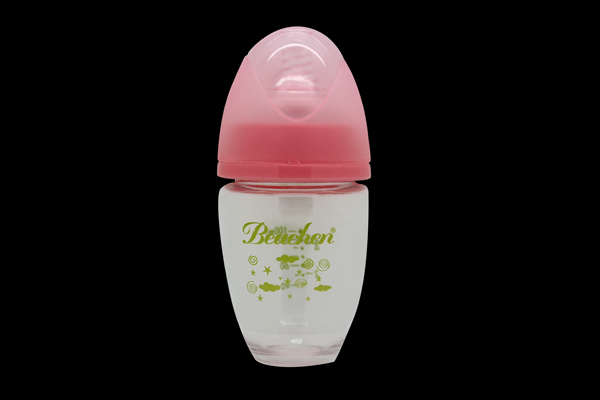 貝臣 100ml 寬口橢圓型新生玻璃奶瓶
