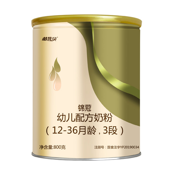 萌優貝錦蒄幼兒配方奶粉3段 桶裝