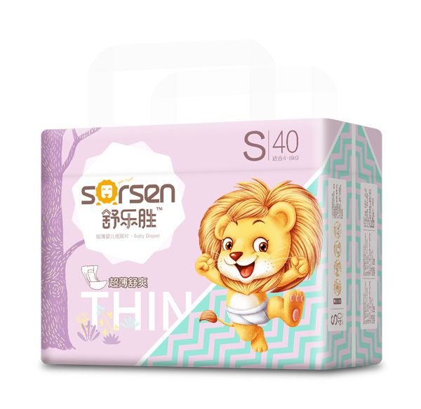 舒樂勝超薄嬰兒紙尿片小包S40