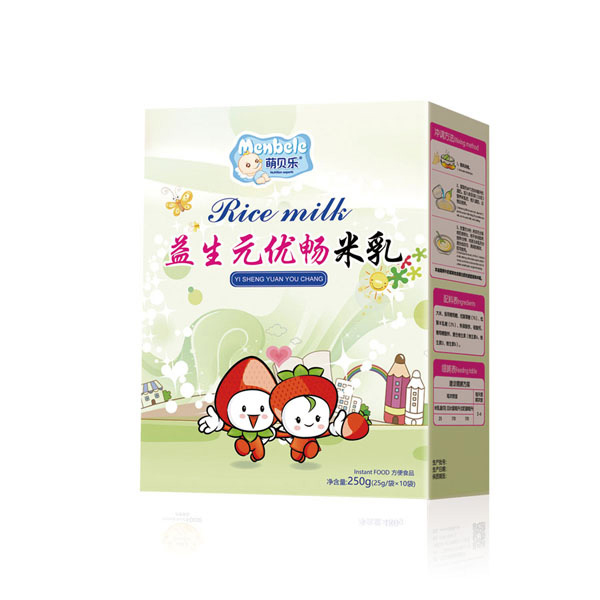 萌貝樂益生元優暢米乳-盒裝