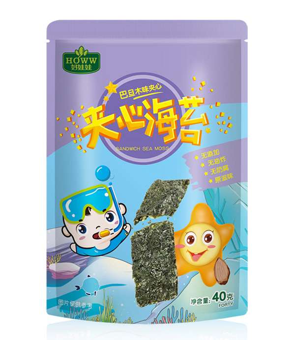好娃娃巴旦木味夾心海苔 袋裝