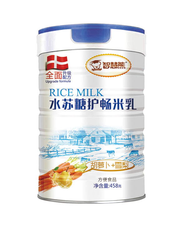 智慧熊水蘇糖護暢米乳-胡蘿卜+雪梨 聽裝