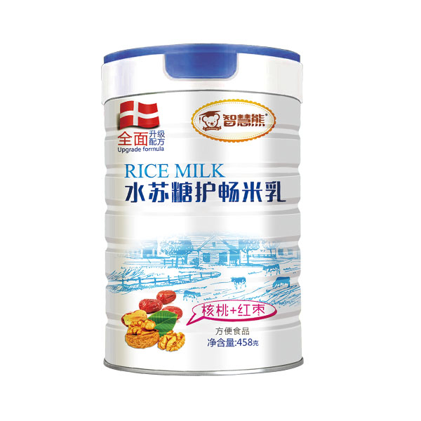 智慧熊水蘇糖護暢米乳-核桃+紅棗 聽裝