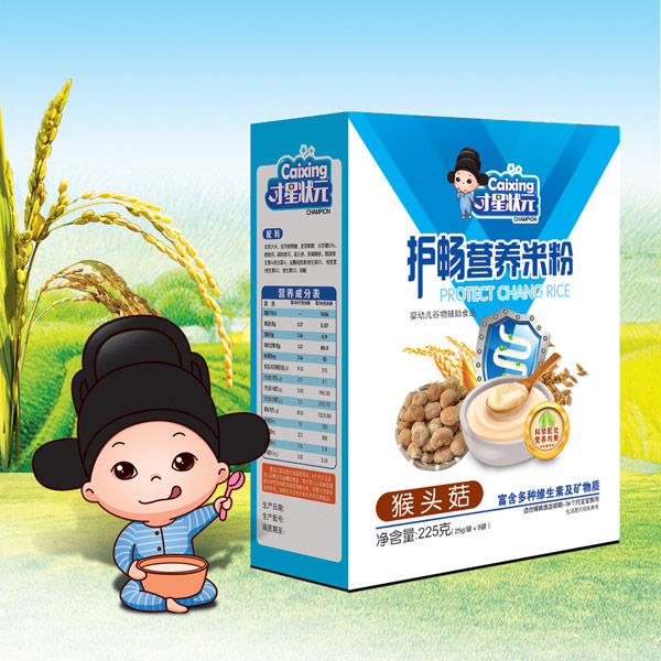 才星狀元護暢營養米粉-猴頭菇盒裝
