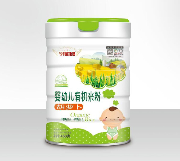 今福貝健嬰幼兒有機(jī)米粉-胡蘿卜罐裝