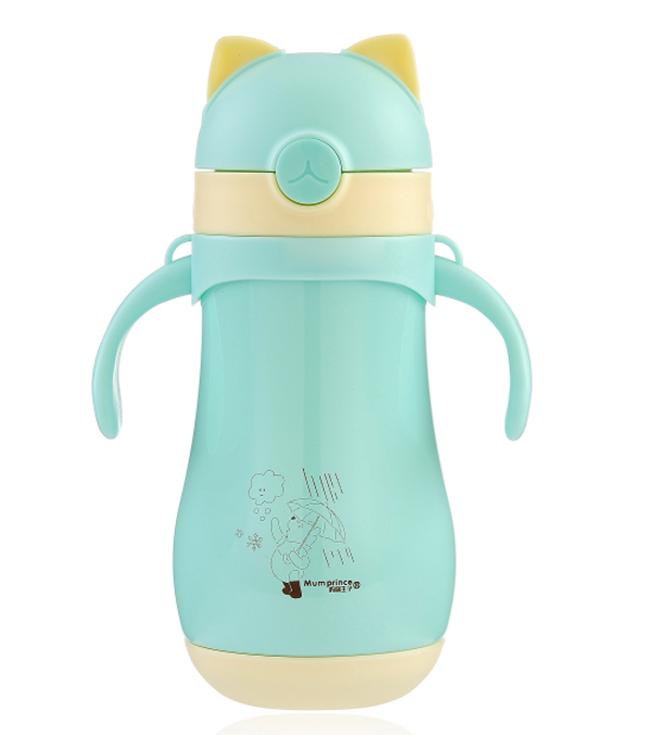 媽咪王子貓咪保溫吸管杯300ml