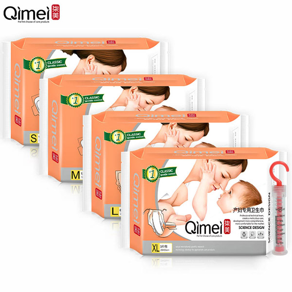 柒美產婦專用衛生巾量阪XL+M+L+S4包