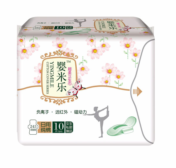 嬰米樂超柔衛生巾-日用純棉10片