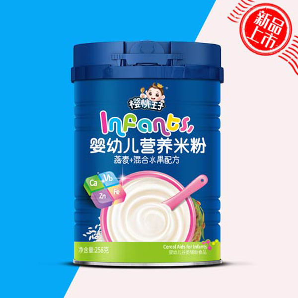 櫻桃王子嬰幼兒營養(yǎng)米粉 燕麥+混合水果配方