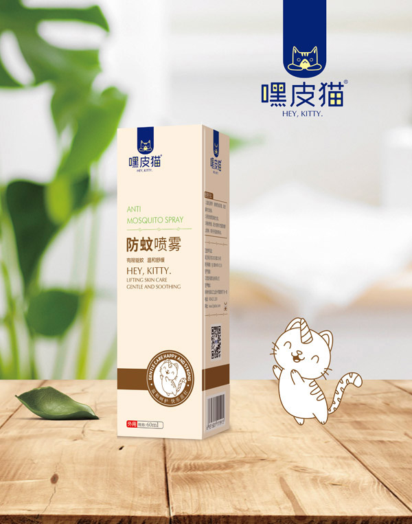 嘿皮貓防蚊噴霧