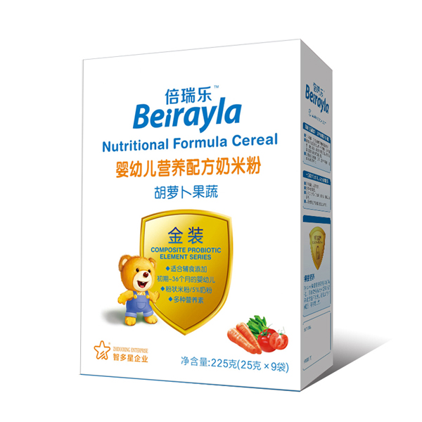倍瑞樂胡蘿卜果蔬營養配方奶米粉