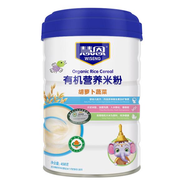 慧恩有機胡蘿卜蔬菜營養米粉(高)