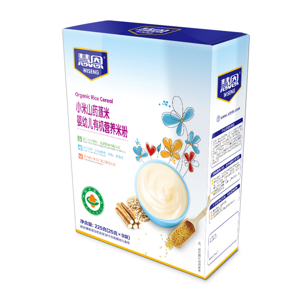 慧恩小米山藥薏米嬰幼兒有機營養米粉225g