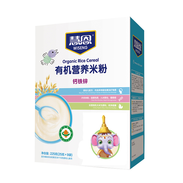 慧恩有機鈣鐵鋅營養米粉