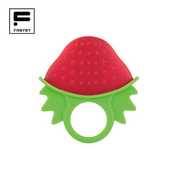 菲尼貝貝雙色水果牙膠-草莓
