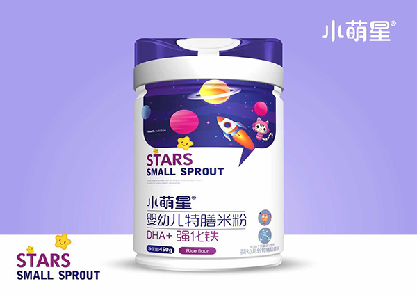 小萌星嬰幼兒特膳米粉 DHA+強化鐵