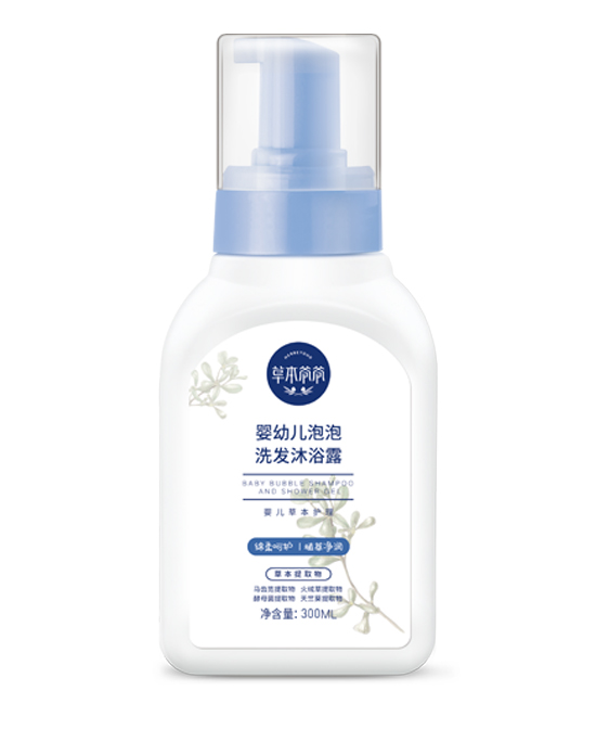 草本爺爺嬰幼兒泡泡洗發沐浴露.jpg