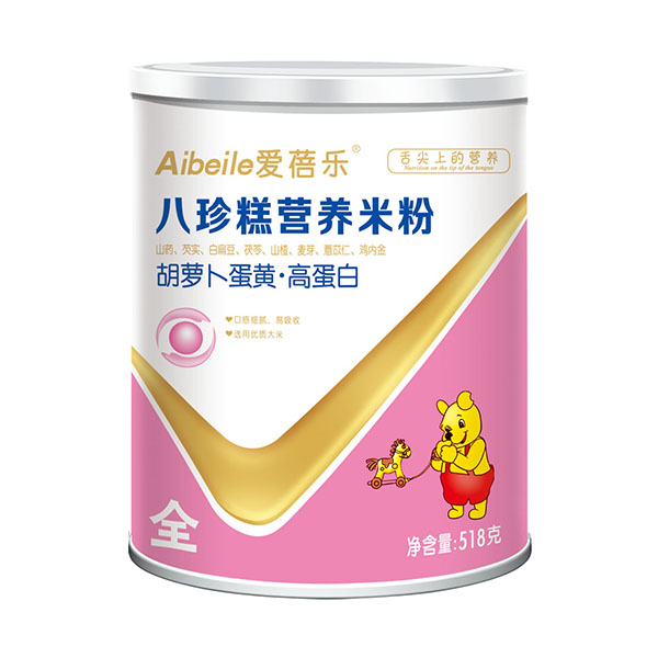 愛蓓樂八珍糕營(yíng)養(yǎng)米粉-胡蘿卜蛋黃高蛋白