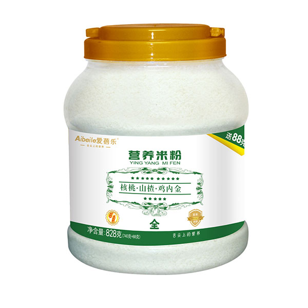 愛蓓樂營(yíng)養(yǎng)米粉-核桃山楂雞內(nèi)金828g