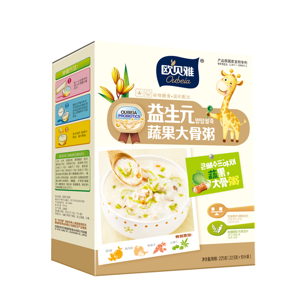 歐貝雅益生元蔬菜大骨粥