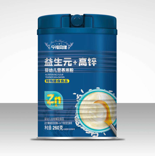 今福貝健嬰幼兒營養米粉-益生元+高鋅