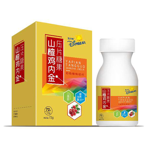 迪米熊山楂雞內(nèi)金壓片糖果