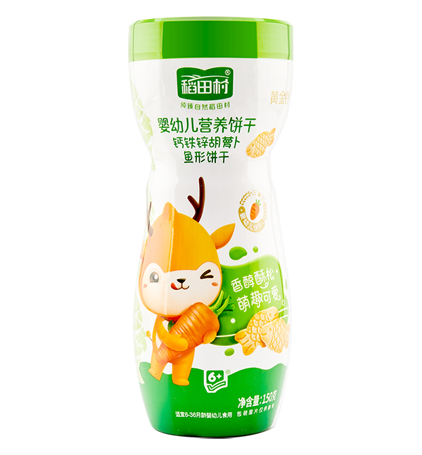 稻田村營養餅干罐裝-胡蘿卜