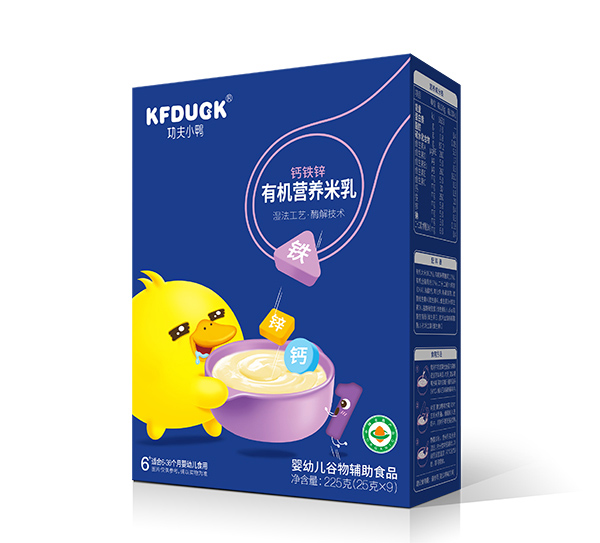 功夫小鴨有機營養米乳-鈣鐵鋅