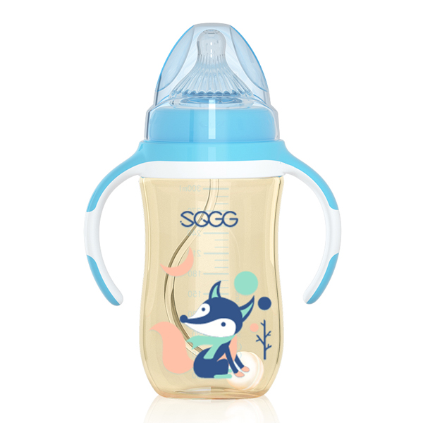 神氣果果PPSU奶瓶 新款藍色