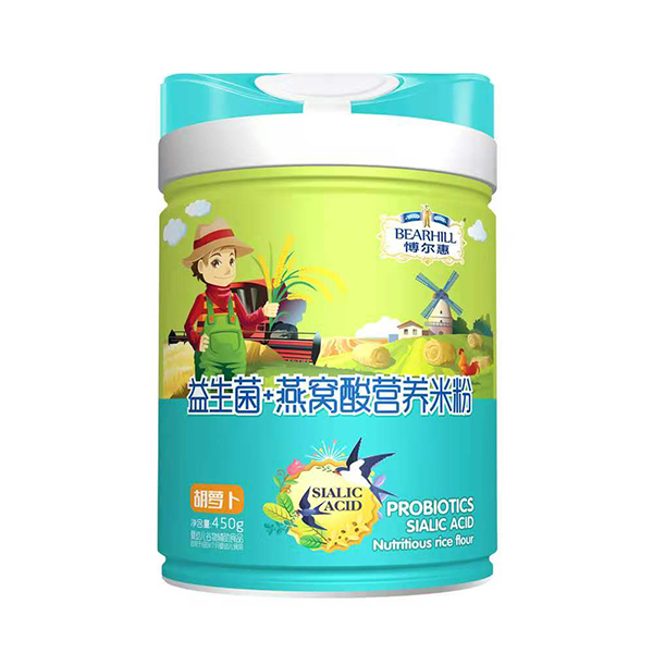 博爾慧益生菌+燕窩酸營養米粉 胡蘿卜