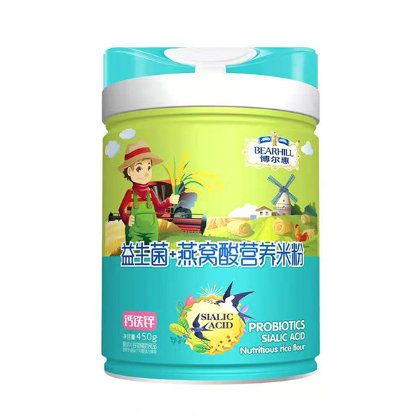 博爾慧益生菌+燕窩酸營養米粉 鈣鐵鋅