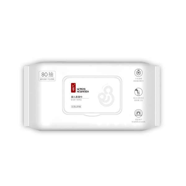 七季嬰兒柔濕巾(80抽)