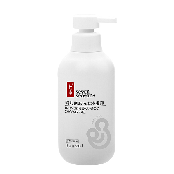 七季嬰兒親膚洗發沐浴露