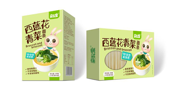 嘉唄噯超細(xì)面 西藍花青菜