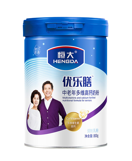 恒大優樂膳中老年多維高鈣奶粉