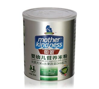 母恩嬰幼兒營養米粉2段聽裝 水果蔬菜DHA配方.jpg