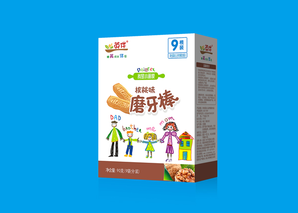 英伴核桃味磨牙棒