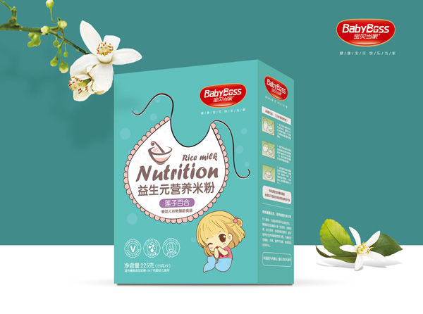 寶貝當家蓮子百合益生元營養米粉 盒裝