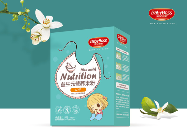 寶貝當家AD鈣益生元營養米粉 盒裝
