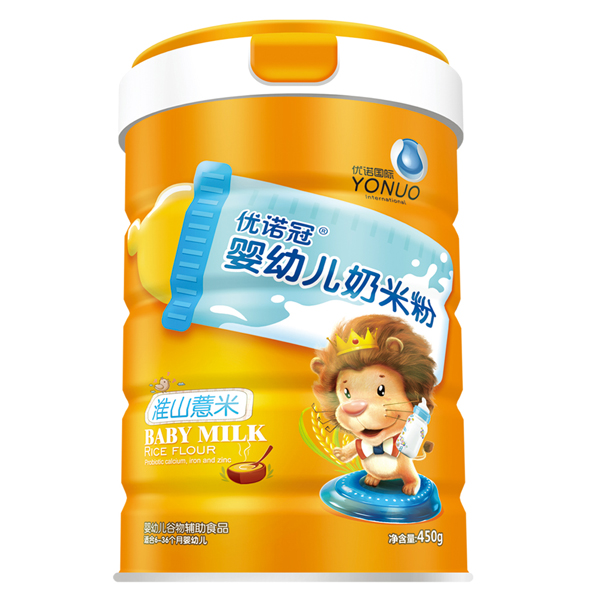 優諾冠嬰幼兒奶米粉 淮山薏米 聽裝.jpg