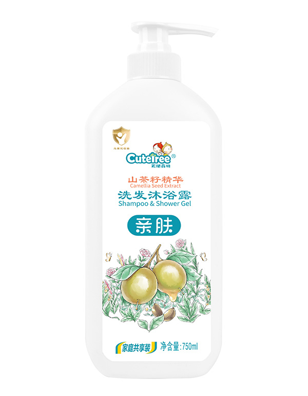 天使森林山茶籽精華洗發沐浴露 750ml