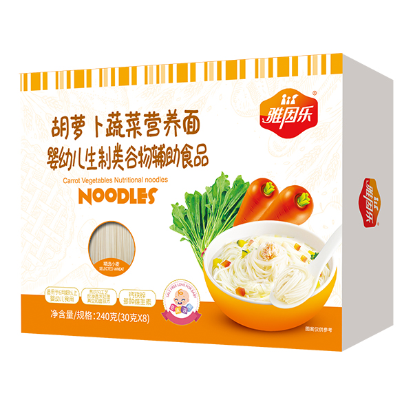 雅因樂(lè)胡蘿卜蔬菜營(yíng)養(yǎng)面240g