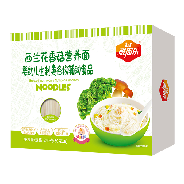 雅因樂(lè)西蘭花香菇營(yíng)養(yǎng)面240g